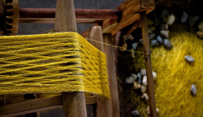 raw silk loom